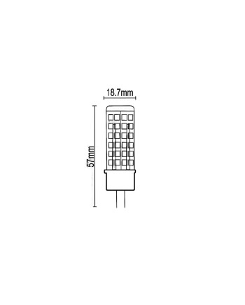 BOMBILLA LED G4 - IC - 5W - 4000K - 470Lm
